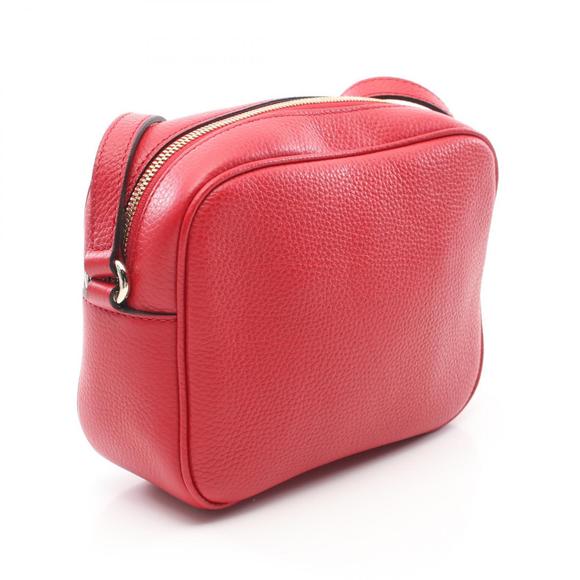 Gucci Bag Soho Disco Shoulder G Red Interlocking - Picture 1 of 6